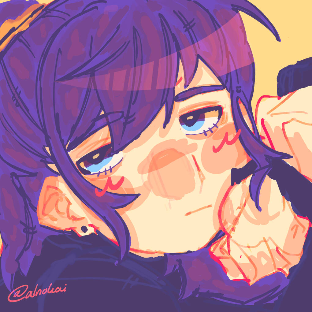 headshot (colour/flat shading)